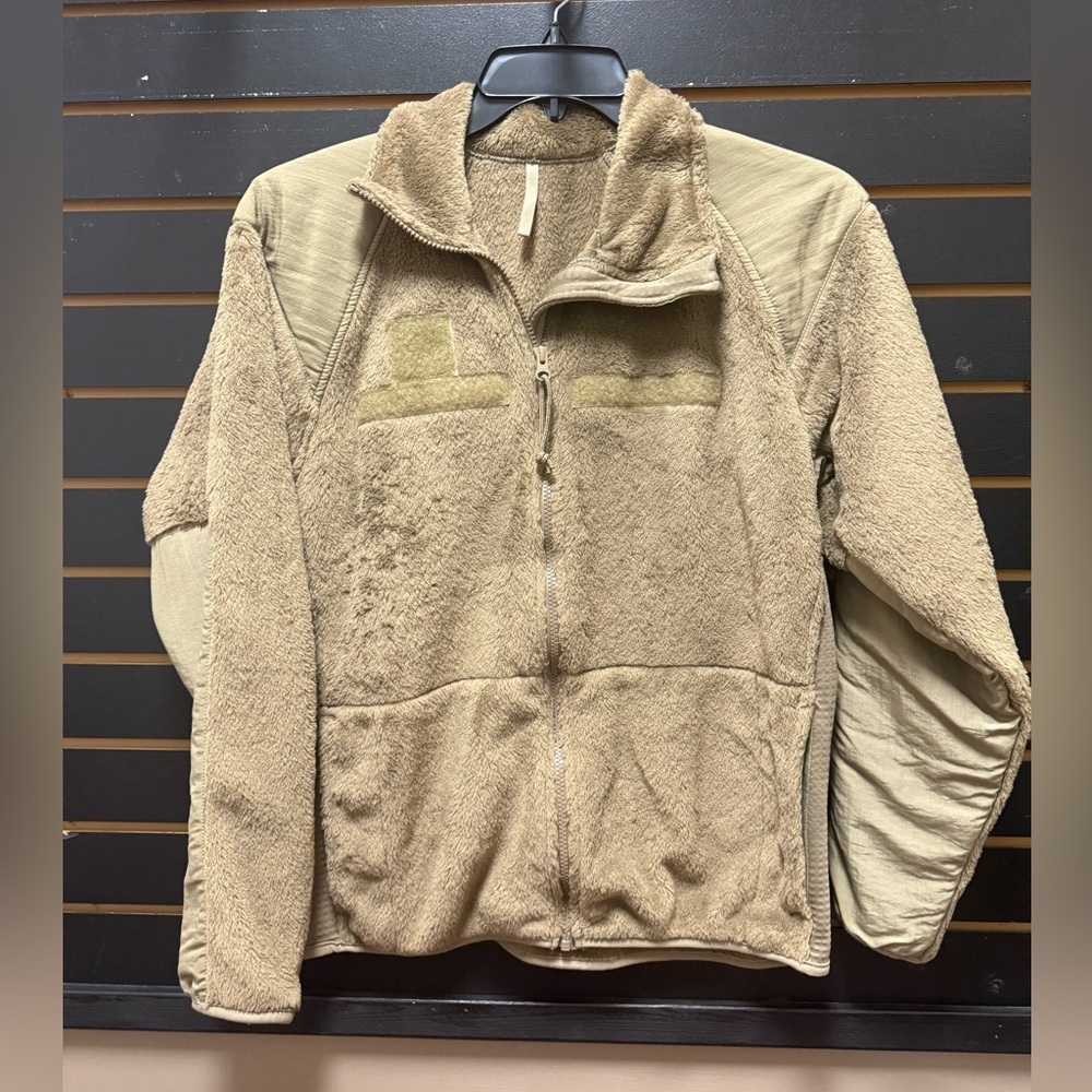 US Military GEN III Polartec Cold Weather Fleece Jacket Small Regular Tan